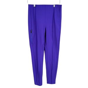 Athleta Glacier Snow Skinny Pant II Womens 8 Purple Stretch Side Zip 985570-02